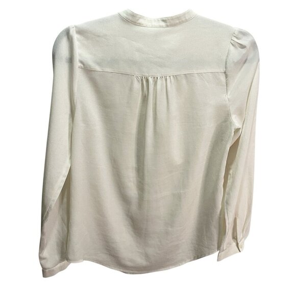 BP Nordstrom S Womens Tuxedo Front Button Shirt White Cotton Career - Picture 4 of 4